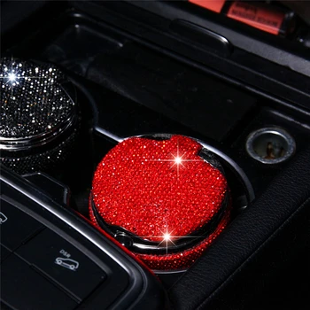 

Automotive Rhinestone Air Vent Phone Holder Bling Bling Car Charger Crystal Bling Women Girls Car Interior Accessories Red