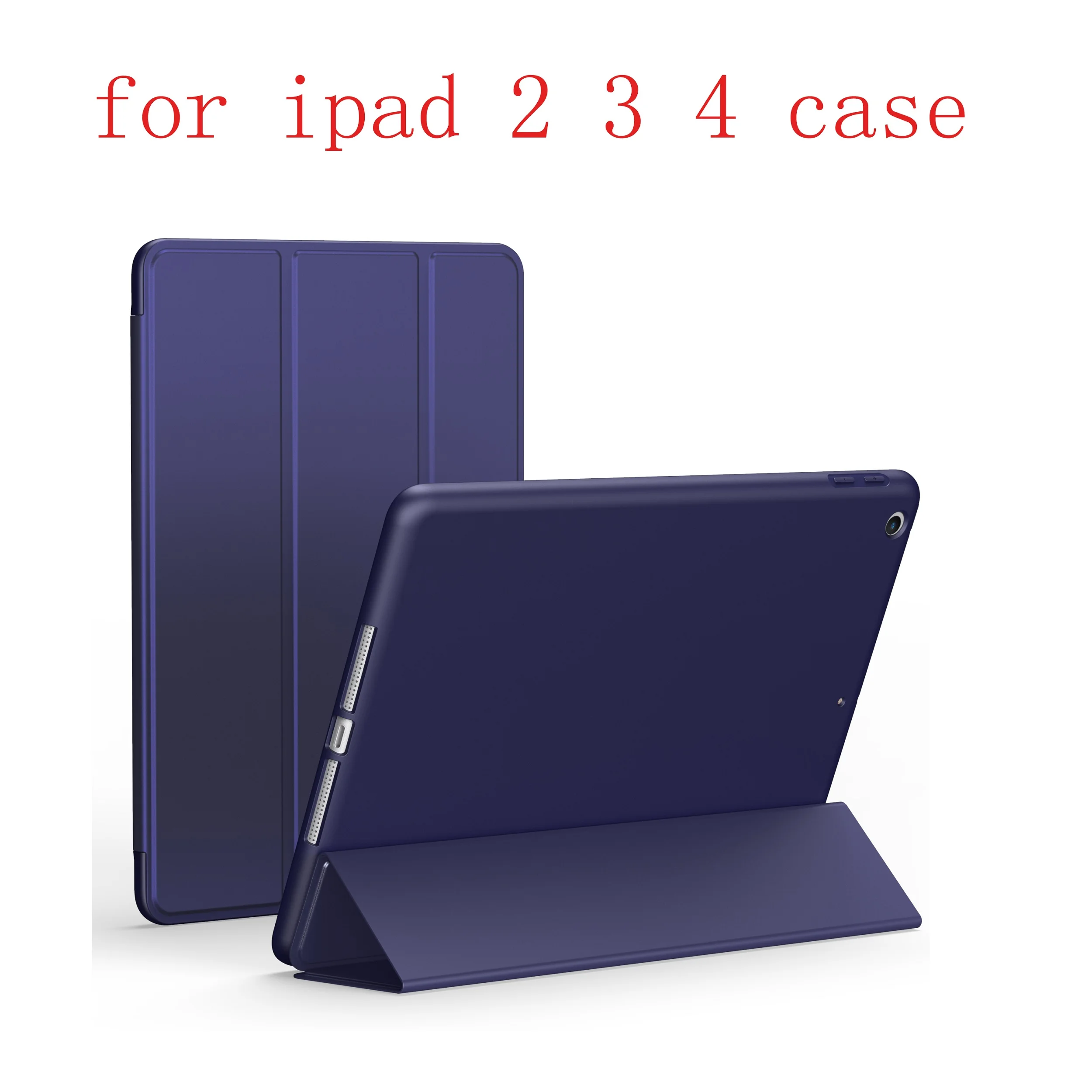 Мягкий кожаный чехол для Apple iPad 2 3 4 модный умный + прозрачный из ТПУ | Компьютеры и