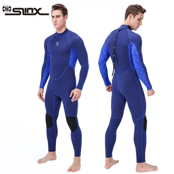 

SLINX Full-Body Men Wetsuit 2mm Neoprene High-elastic Anti-UV Keep Warm Scuba Diving Suit for Snorkeling Surfing Sailing Diving