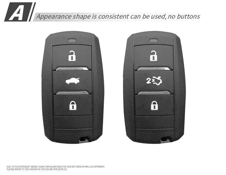 Carbon Fiber Car Smart Key Cover Case Fob For Changan CS75 EADO CS35 RAETON CS15 V3 V5 V7 2020 2021 Protect Shell Accessories - H8a3ac53c42e0489496cbdfe1ad269d21P