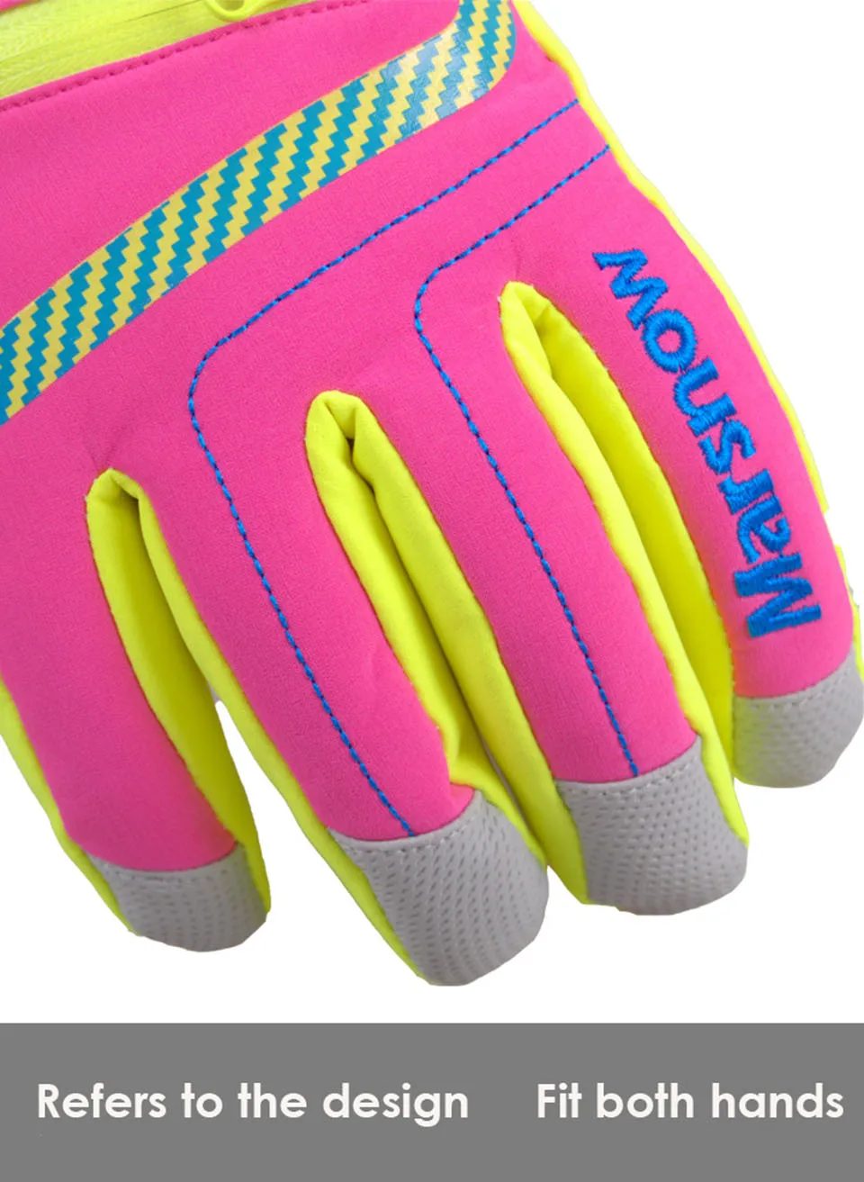 Marsnow/зимние профессиональные лыжные перчатки для девочек и мальчиков, водонепроницаемые теплые перчатки s, m, l, xl, ветрозащитные перчатки для катания на лыжах, сноуборда