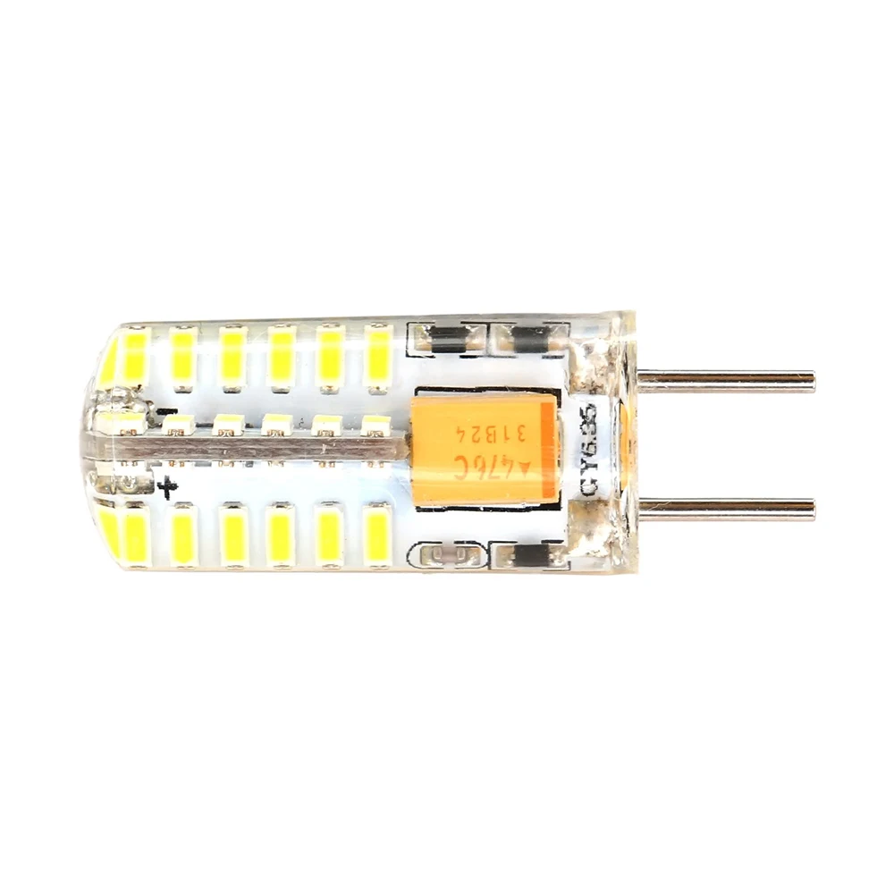 GY6.35 светильник-излучающая Диодная лампочка AC/DC12V 2W 350lm 48-3014SMD галогенная лампа кукурузная хрустальная люстра светильник