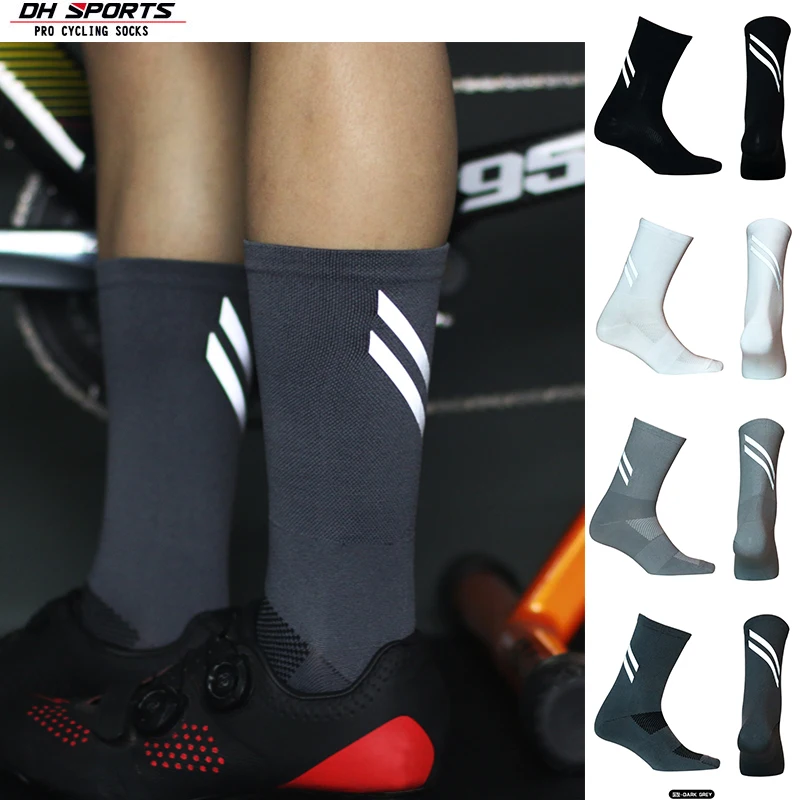 DH SPORTS MEN WOMEN BIKE BICYCLE BREATHABLE SUMMER ROAD MTB POIS CYCLING SOCKS