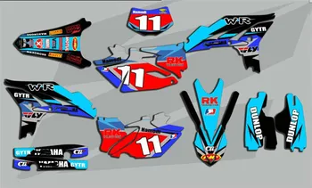 

NEW TEAM GRAPHICS BACKGROUNDS DECALS for Yamaha WR450F WRF450 2012 2013 2014 2015 WRF 450 WR 450F