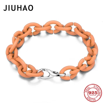 

Fashion Orange Personality Bracelets for Women Rubber X Chain unique and practical Bracelet 2020