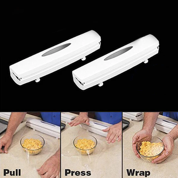 Пищевой инструмент, пластиковый диспенсер для обертывания, кухонные держатели, аксессуары для приготовления пищи, резак, высококачественные бумажные инструменты, фольга для хранения
