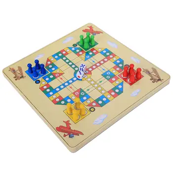

MWZ 2 in 1 Magnetic Maze with Flying Chess Double-faced Labyrinth Maze Educational Interactive Toys,Farm