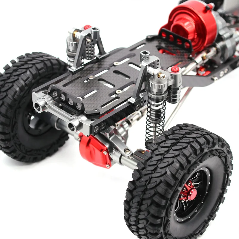 Набор рамы для радиоуправляемой машины 1/10 CNC для TRX4 SCX10 осевой Радиоуправляемый гусеничный альпинистский Автомобиль diy запчасти