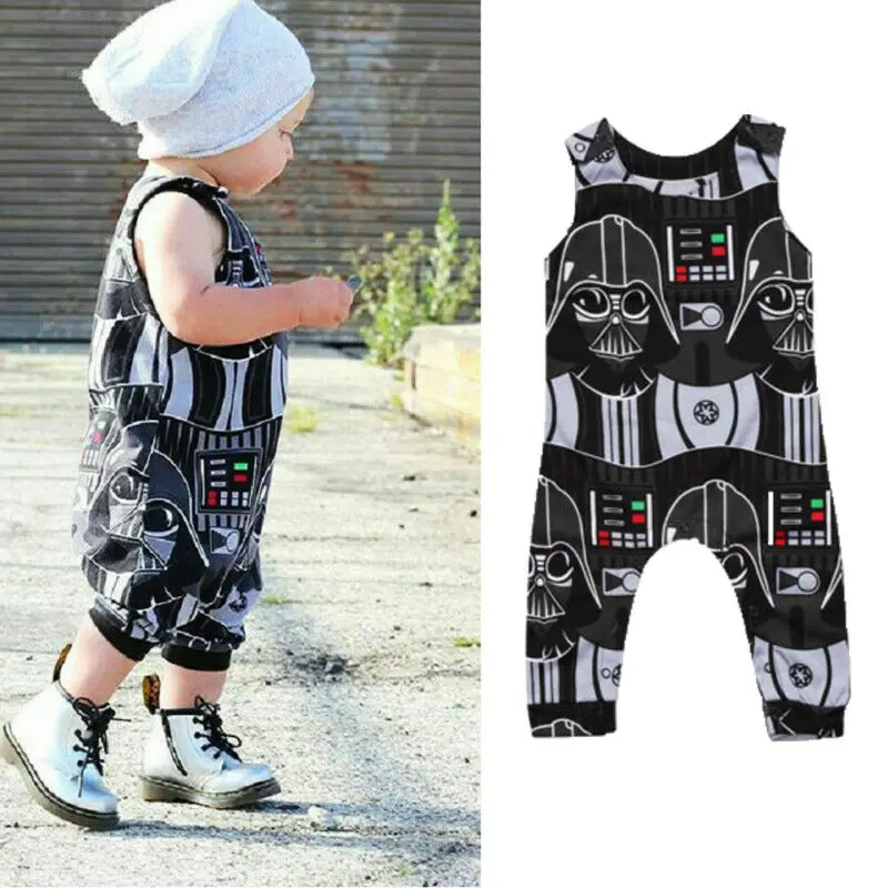 air-SMART Infant Toddler Baby Boys Star Wars Sleeveless Romper One-Piece Jumpsuit Clothes