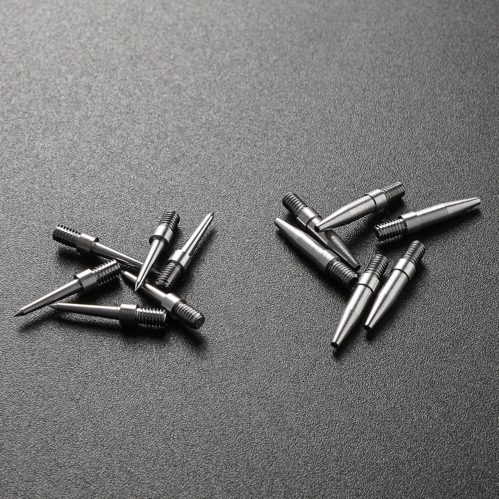 PGF stainless steel Pointed tip Replaceable Barbed Iron Removable Round Hole Perforated Leather Craft Chisel Leather Hole Puncher Round Hole Punch Cutter Set Hole Punch Cutter Set Leather Hole Punch Leather Punch Tool Round Hole Punch Set Leather Tool