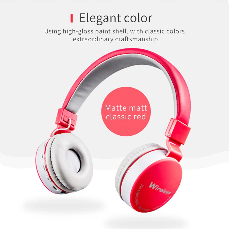 PHOMAX Wireless Headphones Bluetooth Headset Foldable Stereo Adjustable Earphones With Microphone for phone PC TV Xiaomi Huawei
