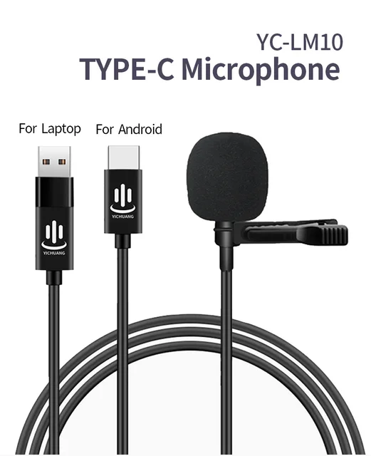 USB C Microphone for PC USB-C Phone, VIMVIP USB Type C Condenser Microphone  with Stand Plug & Plug Compatible with PC, Laptop, USB C Phone