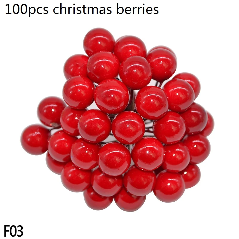 F03 red xmas berries 10-40 см Железный Металлический Венок натуральный ротанговый венок рождественское свадебное украшение гирлянда металлические кольца обруч для рукоделия домашний сад - Цвет: F03 red xmas berries