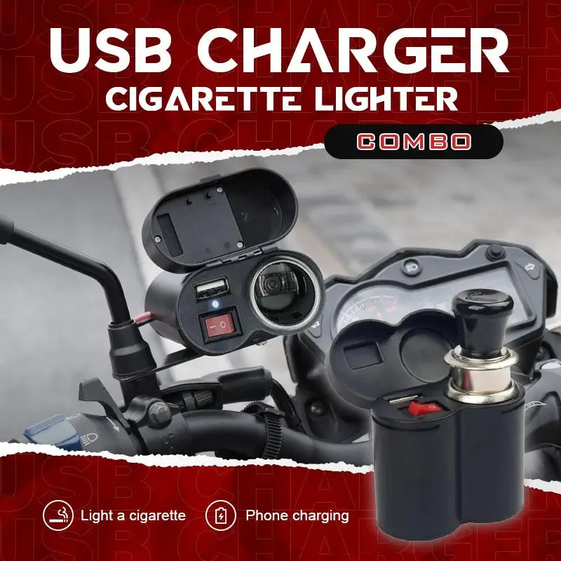Зарядное устройство USB для прикуривателя комбинированное автомобильное