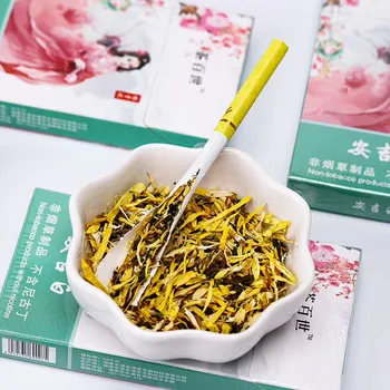 

Anji Monopoly White The Herbal Tea Smoke Tobacco Men and Women Qingfei Quit Smoking Product Capacity Fine Non Tobacco Material