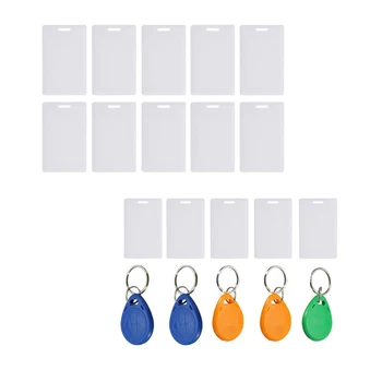 

10PCS Good Quality 125Khz T5577 Rewritable RFID ID Card Copy Clone Blank Card In Access Control Card RFID Keyfob Tag EM4305