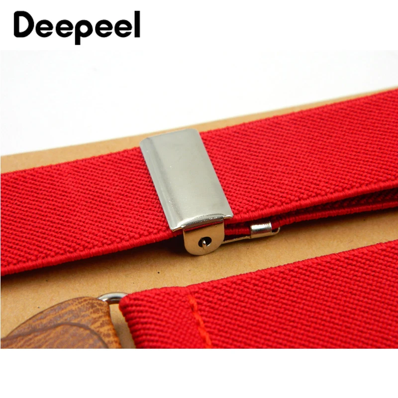 Deepeel 1 шт. 2,5*75 см детские 3 зажимы Типа Y подтяжки высокого качества полиэстер эластичный ремень регулируемые подтяжки аксессуары