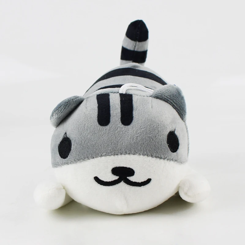 2 стиля Neko Atsume плюшевые игрушки серый оранжевый Кот Китти в виде животного мягкая набивная кукла