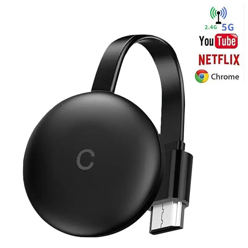 

MeterMall Wireless WiFi HDMI Display Receiver for Chromecast Google Pusher Screen Cast Mirroring Adapter for Miracast Airplay