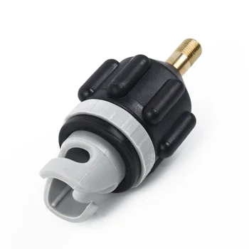 

Inflatable Boat Valve Adapters Tire Air Nozzles Inflator Kayaking Brass Sports