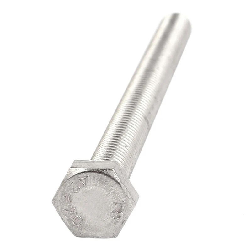 

Hot New M8 x 100mm A2 Stainless Steel Fully Threaded Hex Head Screw Bolt 5 Pcs