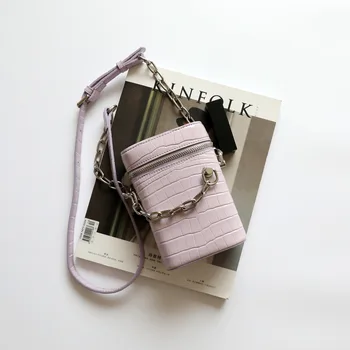 

2020 Crocodile Pattern Zipper Phone Leather Bag Mini Bag luxury handbags women bags designer