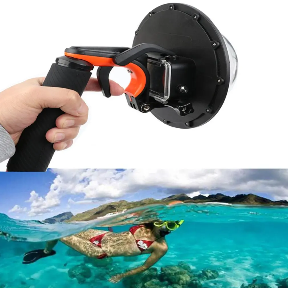 Водонепроницаемый корпус чехол для GoPro Hero 5 Black Hero 6 Hero 7 триггер купольная крышка Объектив Аксессуары для съемки