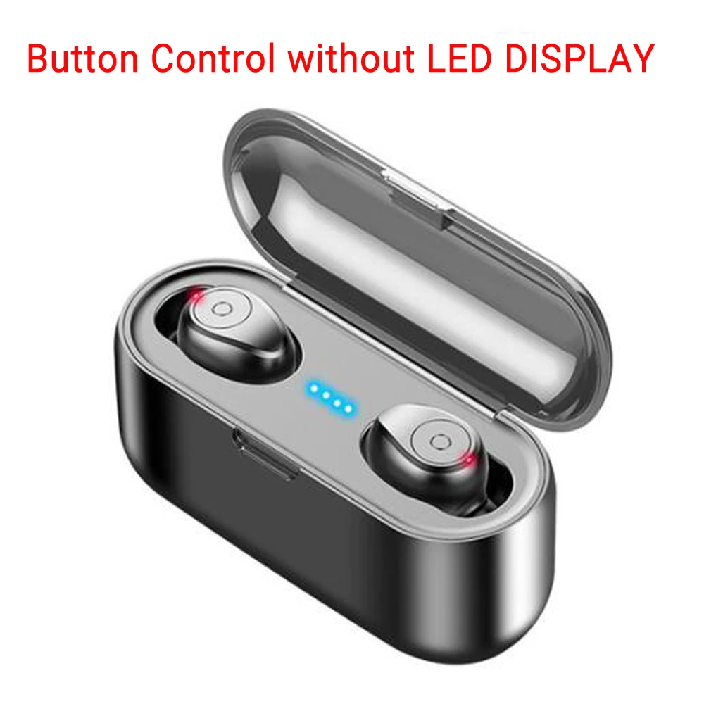 Button Control 2000 Настоящие Беспроводные Bluetooth 5,0 наушники TWS IPX5 беспроводные наушники водонепроницаемые сенсорные Bluetooth спортивные наушники внешний аккумулятор 1500 мАч - Цвет: Button Control 2000