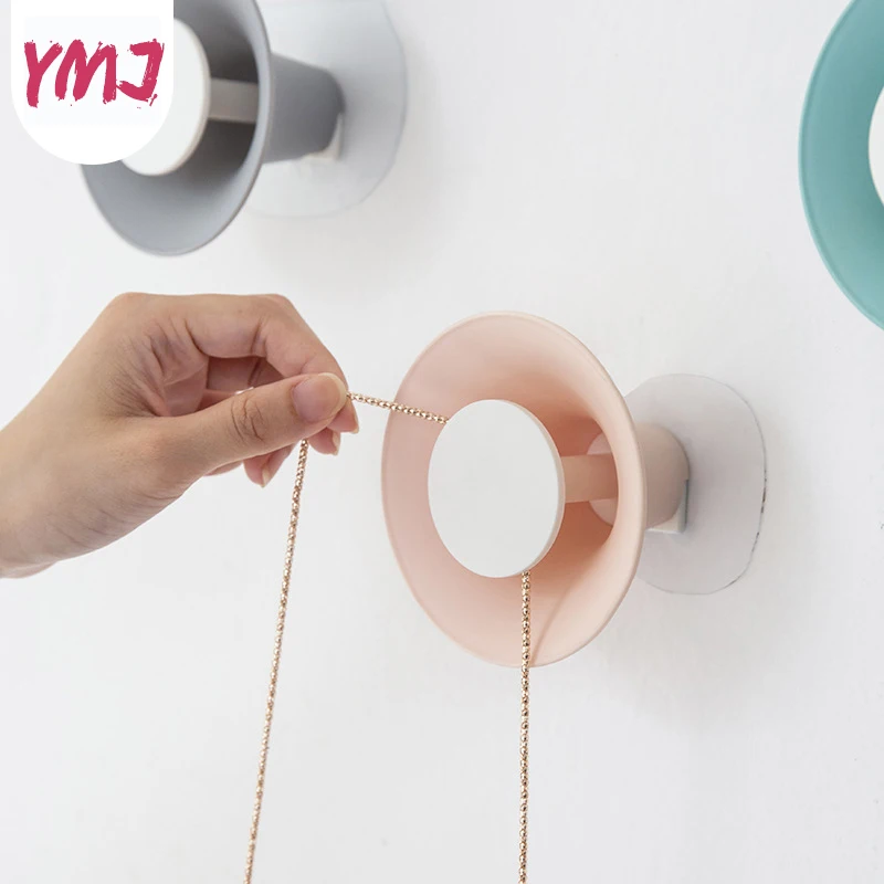 

Horn-shaped Hook Colorful Free Punching Door Without Trace Nail Small Hook Clothes Hook Mounted Wall Hook Wall Hooks Decorative