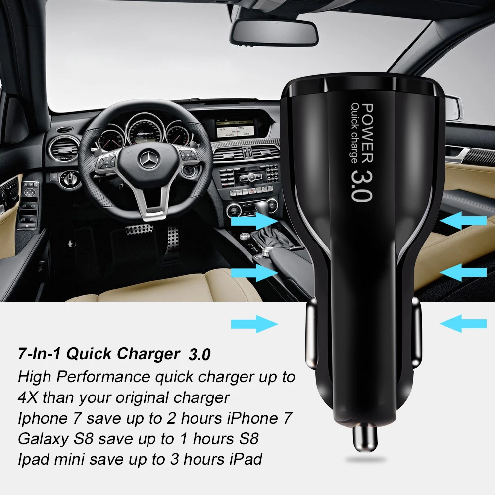 Олаф 3 А Быстрая зарядка 4,0 3,0 USB Автомобильное зарядное устройство для iPhone samsung Xiaomi автомобильное зарядное устройство Быстрая QC 3,0 QC 4,0 зарядное устройство для мобильного телефона USB