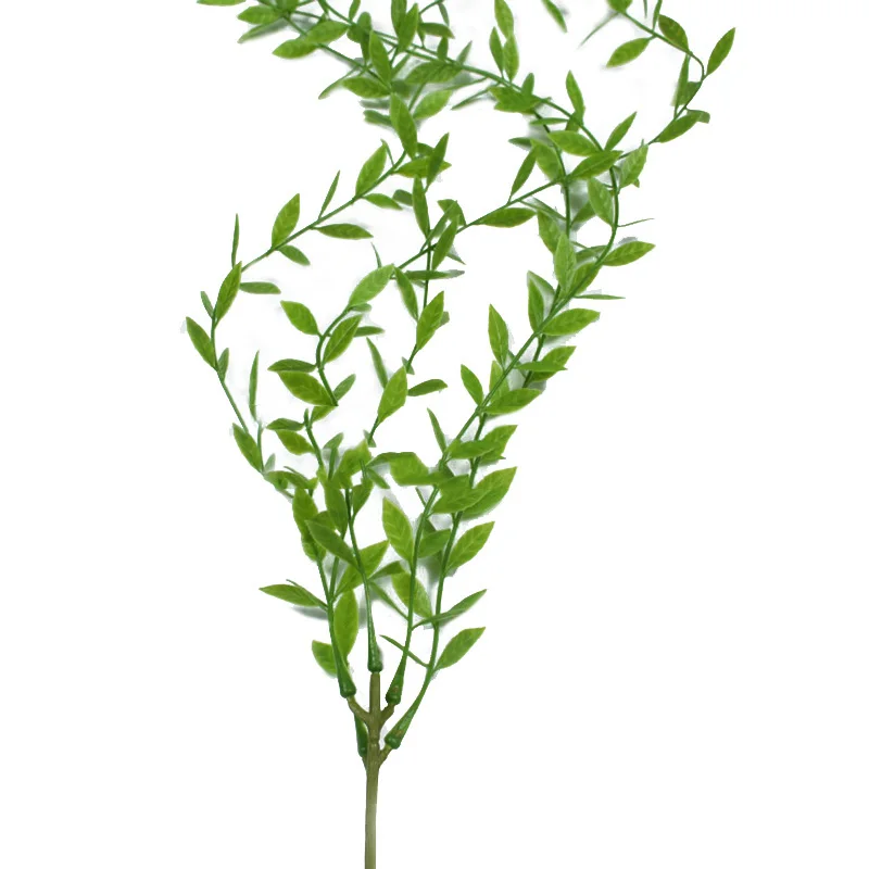 

Home Decoration Artificial Plant Simulation Wall Hanging Accessories Leaves Washable Plastic Vine