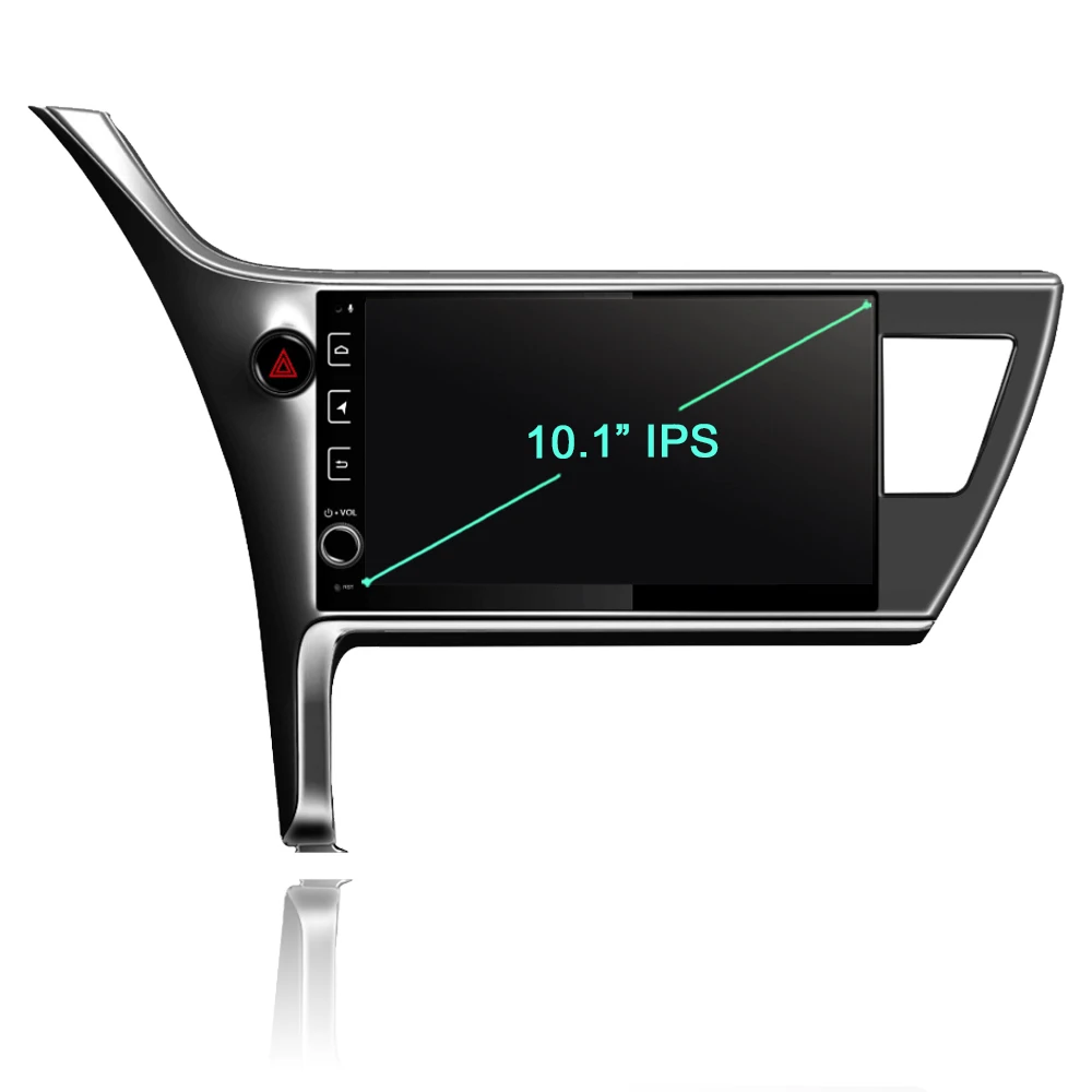 DSP ips Android 9,0 4 Гб+ 64 ГБ+ 8 ядерный автомобильный dvd-плеер Wifi Bluetooth 4,2 радио gps карта для Toyota Corolla Innova Crystal