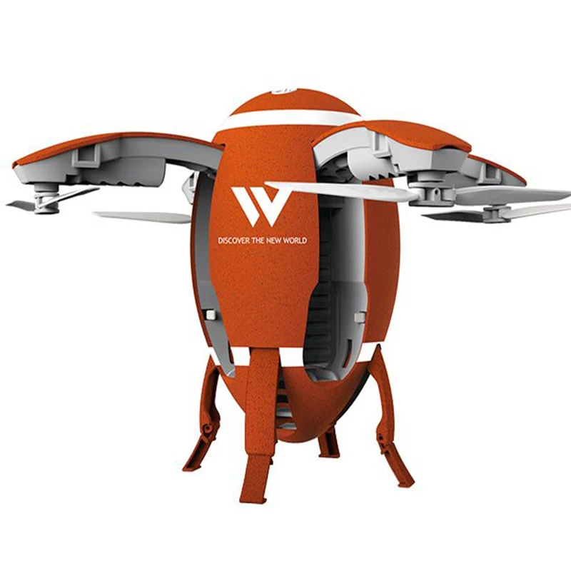 Дрон с дистанционным управлением wifi FPV складной Квадрокоптер селфи Летающий яйцо Дрон W5 2,4 GHz HD камера высота удержания дроны рождественские подарки Детские игрушки