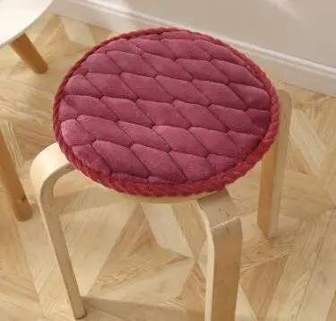 Hexagon round purple Фланелевые круглые подушки для обеденного стула, 5 размеров напольная подушка для сидения коврик, дешевые подушки для стула диван коврик, almofada decorativa - Цвет: Hexagon round purple