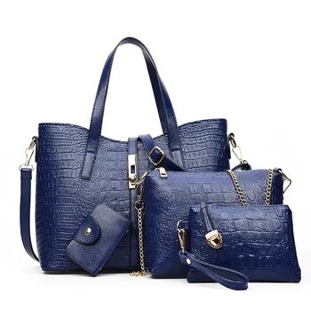 

bag European and American all-around fashion four piece set hand-held Single Shoulder Messenger fashionable women's bag