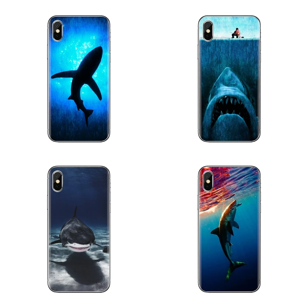 TOP 10 Deadliest Animals Shark Jaws Transparent TPU Housing For Xiaomi Redmi 4A S2 Note 3 3S 4 4X 5 Plus 6 7 6A Pro Pocophone F1 |
