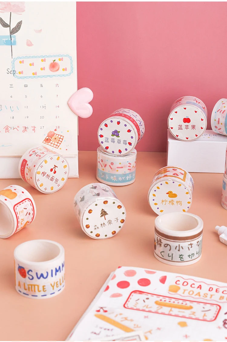30 мм* 3 м Kawaii милый лес персик Васи клейкие наклейки Скрапбукинг рукоделие изоляционная лента школьные офисные принадлежности пуля журнал sl2143