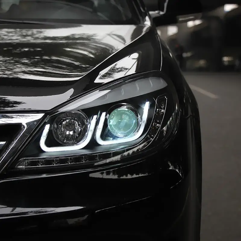 Запчасти в сборе, боковая Поворотная сигнальная лампа Automovil Luces Led Para Auto Drl, автомобильные фары 08 09 10 11 для Volkswagen Lavida