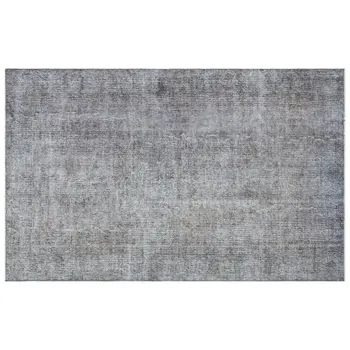 

Handmade Gray Vintage Overdyed Turkish Area Rug 177x281 Cm-5'10''X9'3''