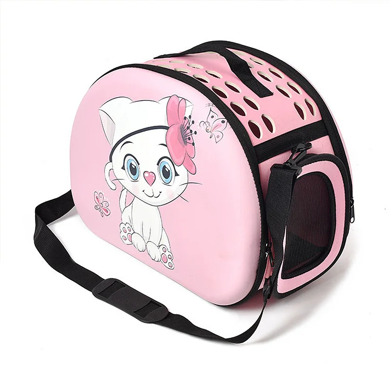 Pet carrying Dogs Cat Folding Cage Collapsible Crate Handbag Carrier Bags Pets Supplies Transport Chien Puppy Accessories | Дом и сад