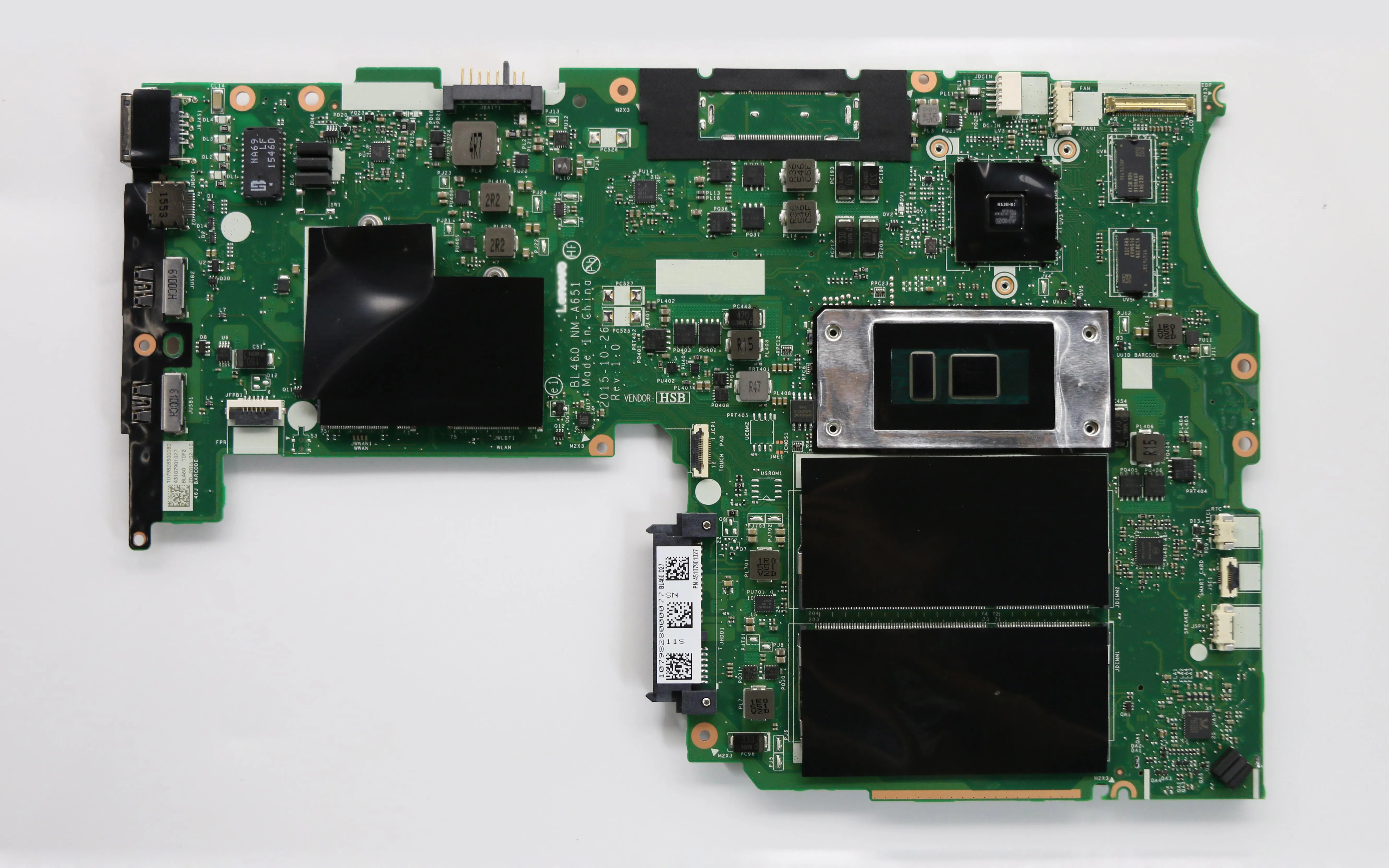 Most effective  i3-6100 Independent Video Card Motherboard 2G for Lenovo ThinkPad L460 Laptop Mainboard with CPU 01