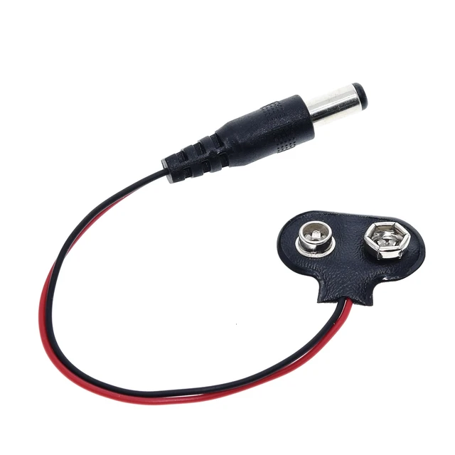 90 DC 9V Battery button power plug for Arduino Mega 2560 1280 UNO R3 132 9V battery buckle - Image 2