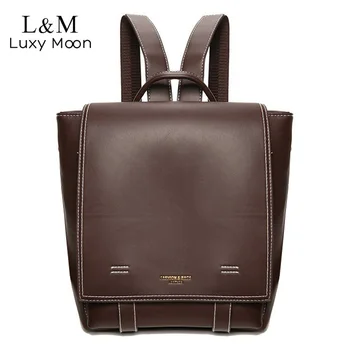 

Fashion Girls School Backpack Women Harajuku PU Leather Backpacks Vintage Large Collage Books Rucksack Large Travel Bags XA888H