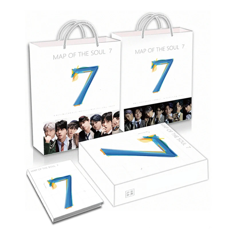 

KPOP Bangtan Boys Album MAP OF THE SOUL 7 Spree Mystery Gift Box Subscription Box