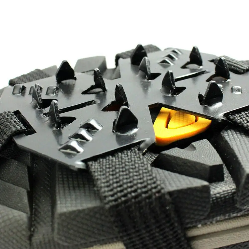 1 пара Противоскользящих чехлов для обуви с шипами и Cleats24 tooth Зимняя уличная