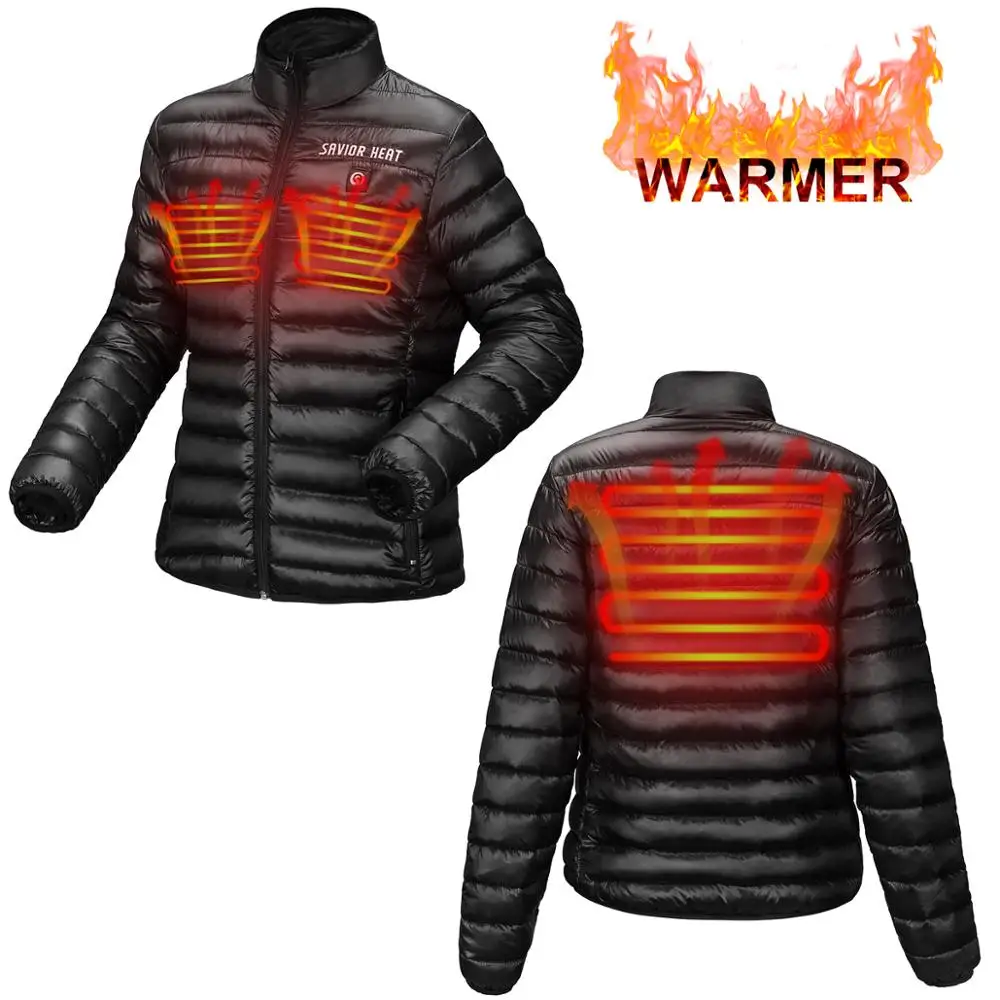 

SAVIOR heating down jacket winter new smart heating down jacket battery heating to keep warm