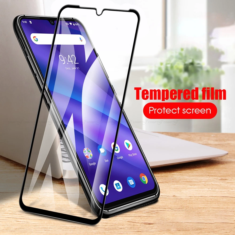 2 шт., закаленное стекло для Umidigi A5 Pro, Защитная пленка для экрана, черная Передняя пленка для Umidigi A5 Pro F1, защитная стеклянная пленка F1
