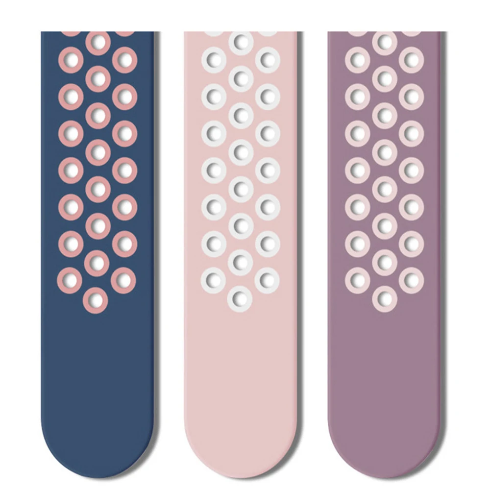 

Sport Watch Band Soft Silicone Quick Release Replacement Wristband Breathable Strap 38mm 42mm WB183