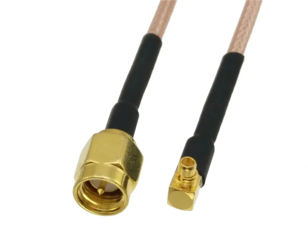 1Pcs RG316 SMA Male Plug to MMCX Right angle Connector RF Coaxial Jumper Pigtail Cable For Radio Antenna 4inch~5M | Обустройство дома