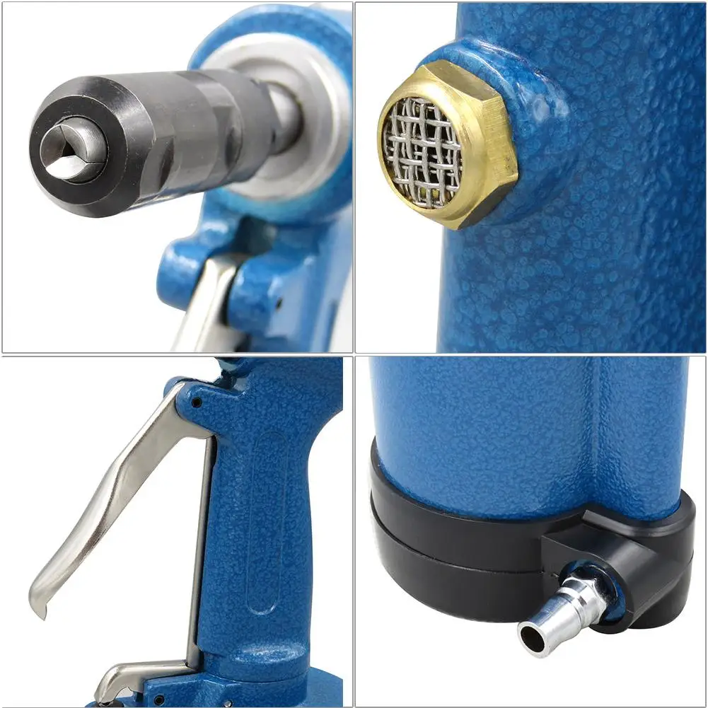 

3-claw Pneumatic Air Hydraulic Rivet Gun Riveter Nail Nut Riveting Tool for Automobile Manufacturing Electrical Appliances